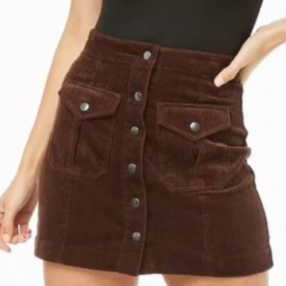 Forever21 Corduroy Mini Skirt